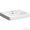 Geberit SMYLE SQUARE 60x48 cm-es mosdó 1 csaplyukkal,fehér 500.229.01.1