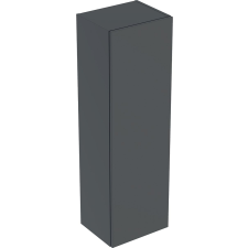 Geberit Smyle Square szekrény 36x29.9x118 cm oldalt függő fekete 500.361.JK.1 fürdőszoba bútor