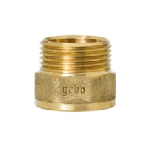 Gebo Gold 1˝-3/4˝ B-K szűkítő, sárgaréz, hatlapú hűtés, fűtés szerelvény