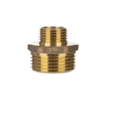 Gebo Gold 3/4"-1/2" K-K szűkített közcsavar, sárgaréz hűtés, fűtés szerelvény