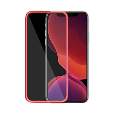 Gegeszoft Fluoreszkáló Apple iPhone 7 / 8 / SE2 / SE3 előlapi üvegfólia piros mobiltelefon kellék