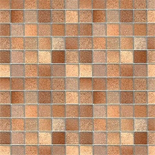 Gekkofix Öntapadós csempe fólia - tapéta - Toszkán barna mozaik csempe (45 cm szélesség) tapéta, díszléc és más dekoráció