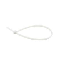 Geko Fehér nylon nyakláncok - 150x3,6mm UV 100 db, GEKO G17146 villanyszerelés