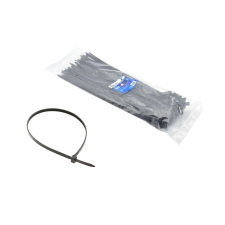 Geko Fekete nylon nyakkendők - 280x4,8mm UV 100 db, GEKO G17116 villanyszerelés
