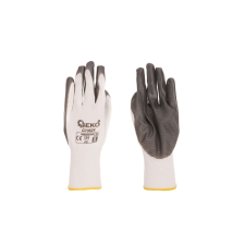 Geko Latex bevonatú védőkesztyű, 8-as méret, Geko G73521 védőkesztyű