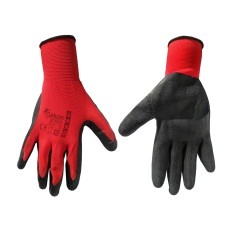 Geko Védőkesztyű, 10-es méret, vörös latex, Geko G73533
