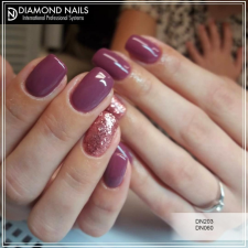 Gél Lakk - DN203 - Anthique fuchsia - Zselé lakk lakk zselé