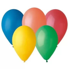 Gemar Színes lufi szett, 26 cm - 15 db-os party kellék