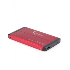 Gembird 2,5" EE2-U3S-2-R USB3.0 Enclosure Red (EE2-U3S-2-R) asztali számítógép kellék