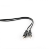 Gembird 2x 3,5 jack Audio 1,2m Black (CCA-404)