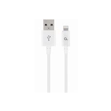 Gembird 8-pin charging and data cable, 1m, fehér (CC-USB2P-AMLM-1M-W) (CC-USB2P-AMLM-1M-W) kábel és adapter