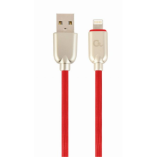 Gembird 8-pin - USB-A adat- és töltőkábel 2m piros (CC-USB2R-AMLM-2M-R) (CC-USB2R-AMLM-2M-R) mobiltelefon kellék