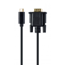 Gembird A-CM-VGAM-01 USB-C to VGA-M adapter 2m Black kábel és adapter