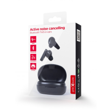 Gembird active noise cancelling bluetooth tws headset black fülhallgató, fejhallgató