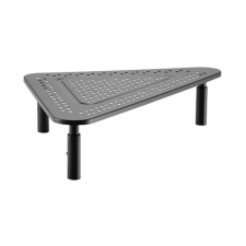 Gembird állítható magasságú fém monitor állvány, háromszög alakú fekete (MS-TABLE-02) tv állvány és fali konzol