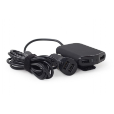 Gembird autós töltő USB-A hosszabbító adapterrel (EG-4U-CAR-01) (EG-4U-CAR-01) mobiltelefon kellék