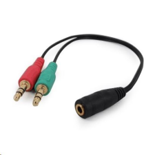 Gembird Cablexpert 2 x 3.5 mm 4-pin audio cross-over adapter (CCA-418) (CCA-418) kábel és adapter