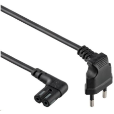 Gembird Cablexpert C7 hálózati tápkábel 1m, hajlított (PC-184L) kábel és adapter