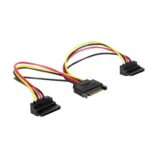 Gembird Cablexpert S-ATA tápkábel elosztó 15cm (CC-SATAM2F-02) kábel és adapter