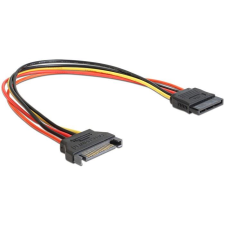 Gembird Cablexpert  S-ATA tápkábel hosszabbító 30cm (CC-SATAMF-01) (CC-SATAMF-01) kábel és adapter