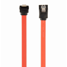 Gembird Cablexpert SATA III adatkábel hajlított 10cm (CC-SATAM-DATA90-0.1M) kábel és adapter