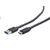 Gembird Cablexpert USB 3.0 AM --> Type-C (AM/CM) kábel 3m fekete  (CCP-USB3-AMCM-10) (CCP-USB3-AMCM-10)