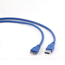 Gembird Cablexpert USB 3.0 --&gt; micro-USB typ B 3m kék (CCP-MUSB3-AMBM-10) kábel és adapter