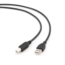 Gembird Cablexpert USB A-B printer kábel 3m fekete (CCP-USB2-AMBM-10) kábel és adapter