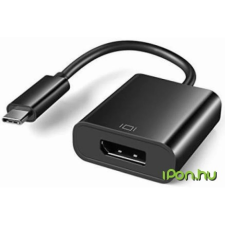 Gembird Cablexpert USB-C - DisplayPort female adapter, fekete (A-CM-DPF-01) kábel és adapter