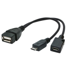Gembird Cablexpert USB OTG AF + Micro BF --> Micro BM 15cm (A-OTG-AFBM-04) (A-OTG-AFBM-04) kábel és adapter