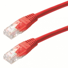 Gembird Cablexpert UTP CAT5e patch kábel 0.25m piros (PP12-0.25M/R) kábel és adapter
