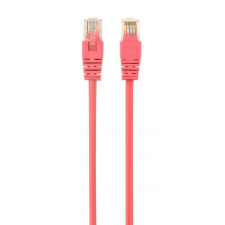 Gembird CAT5e U-UTP Patch Cable 0, 5m Pink kábel és adapter