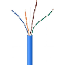 Gembird cat5e utp adatkábel 305m kék fali cca upc-5004e-sol-b kábel és adapter