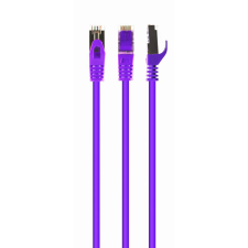 Gembird CAT6A S-FTP Patch Cable 1m Purple kábel és adapter