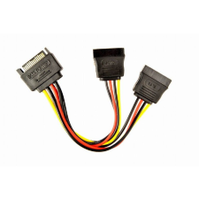 Gembird CC-SATAM2F-01 SATA power splitter cable, 0,15m kábel és adapter