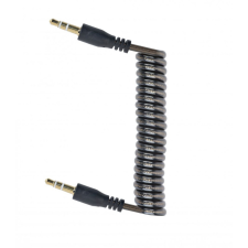 Gembird CCA-405-6 3.5mm stereo spiral audio cable 1,8m Black kábel és adapter
