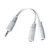 Gembird CCA-415W Gembird mini-Jack apa / 2x mini-Jack anya