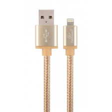 Gembird CCB-mUSB2B-AMLM-6-G USB2.0 - Lightning cable 1,8m Gold kábel és adapter