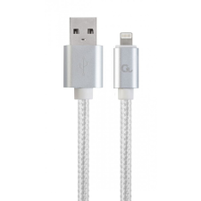 Gembird CCB-mUSB2B-AMLM-6-S USB2.0 - Lightning cable 1,8m Silver kábel és adapter