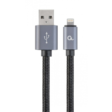 Gembird CCB-mUSB2B-AMLM-6 USB2.0 - Lightning cable 1,8m Black kábel és adapter