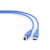 Gembird CCP-USB3-AMBM-6 High End USB 3.0 Cable USB A Male Plug to USB B Male Plug 1.8 Meters blue (CCP-USB3-AMBM-6)