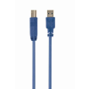 Gembird CCP-USB3-AMBM-6 High End USB 3.0 Cable USB A Male Plug to USB B Male Plug 1, 8m Blue