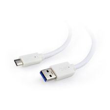 Gembird CCP-USB3-AMCM-1M-W USB3.0 AM to Type-C cable 1m White kábel és adapter