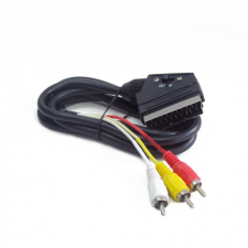 Gembird CCV-519-001 RCA to SCART audio-video cable 1,8m Black kábel és adapter