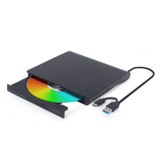 Gembird DVD-USB-03 Slim DVD-Writer Black BOX cd és dvd meghajtó