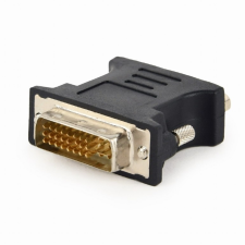 Gembird DVI 24+5 apa - VGA anya adapter fekete (A-DVI-VGA-BK) kábel és adapter