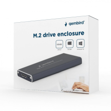Gembird EE2280-U3C-01 M.2 drive USB3.0 enclosure Black asztali számítógép kellék