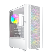 Gembird Fornax 4000 ARGB Számítógépház - Fehér (CCC-FC-4000W) számítógép ház