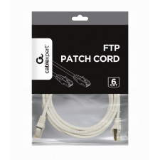 Gembird FTP Cat6 Patch kábel 3m fehér (PP6-3M/W) (PP6-3M/W) kábel és adapter