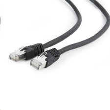 Gembird FTP CAT6A patch kábel 0.5m fekete (PP6A-LSZHCU-BK-0.5M) (PP6A-LSZHCU-BK-0.5M) kábel és adapter